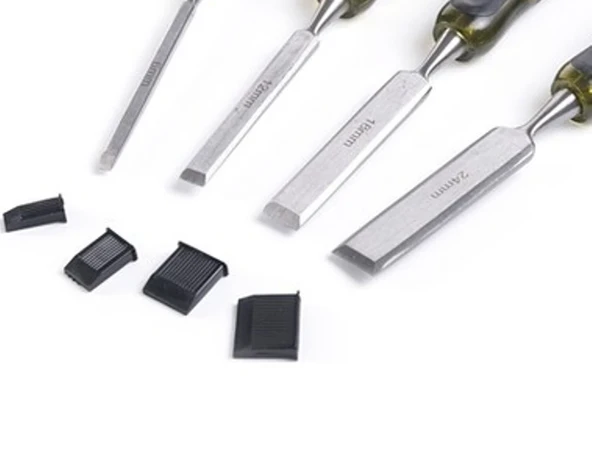 Ağaç Oyma Seti Darbeli İskarpela Seti - 10-12-18-24mm - Resim 3