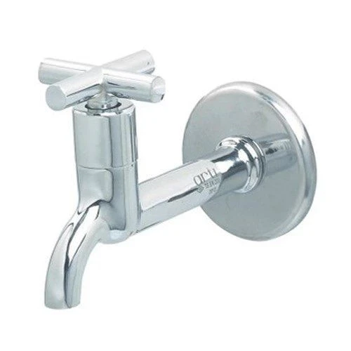 Artı Aç Kapa 4 Kollu Krom Çevirveli Musluk Duvardan Tek Girişli - Resim 3