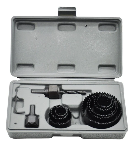 11 Parça Karbon Çelik-panç-delik Açma Testere Seti - Resim 2