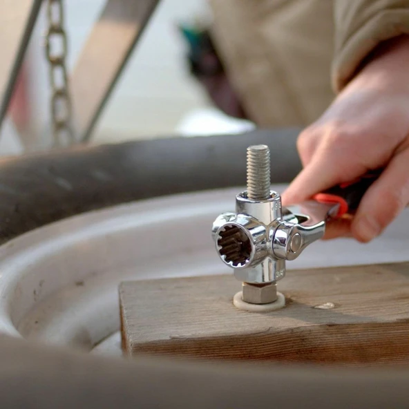 360 ° Döner Başlıklı Çok Fonksiyonlu Soket Anahtar - Resim 8