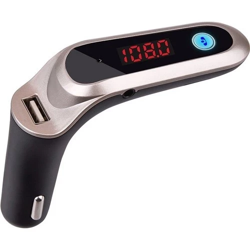 Cars7 Bluetooth Hafıza Kart Girişli 4.0 Araç Kiti Çakmaklık Mp3 Fm Transmitter - Resim 2