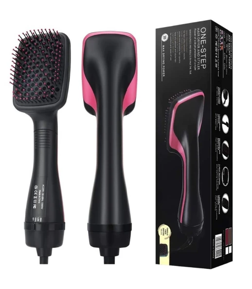 Elektrikli Hava Üflemeli 2 İn 1 Saç Düzleştirici Fön Tarağı - 4
