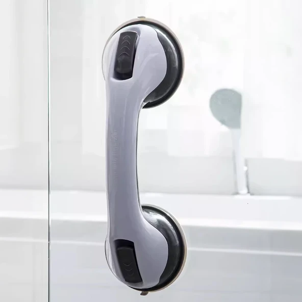Sunup Sn-14661 Vantuzlu Banyo Tutacağı - Kayma Düşme Önleyici Kilitli Tutunma Barı - Resim 3