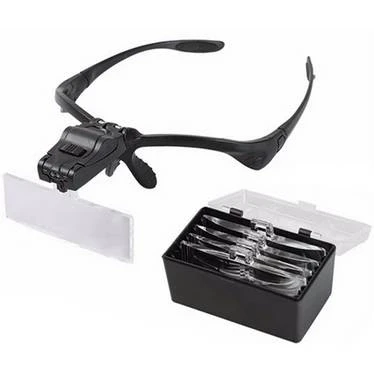 -ışıklı Gözlük Büyüteç - 5 Farklı Lens 9892b - 2
