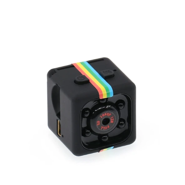 Mini SQ11 Kamera Full Hd Mikro Araç Kamerası Gece Görüşlü Taşınabilir Güvenlik Kaydedici 32gb Hafıza Kartı Hediyeli - Resim 3