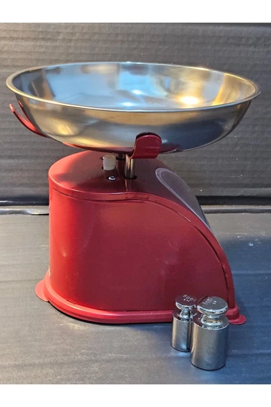 5 Kg Retro Nostalji Mutfak Tartısı Analog Terazi - Resim 4