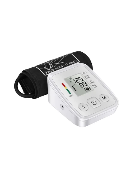 Kol Tipi Sesli Ev Ölçüm Cihazı Akıllı Tansiyon Aleti Monitörü ürün görseli