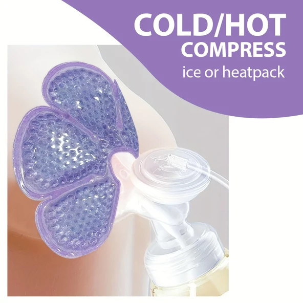 Emziren Anneler İçin 2 Li Jel Göğüs Pedi – Sıcak Ve Soğuk Kullanıma Uygun, Pvc Dolgulu, Konfor Ve Destek Sağlayan Ped - Resim 4