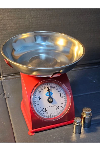 5 Kg Retro Nostalji Mutfak Tartısı Analog Terazi ürün görseli 1