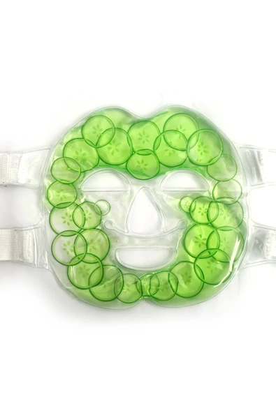 Salatalık Yüz Maske Jel Sıcak Soğuk Kullanım Rahatlatıcı - Resim 2