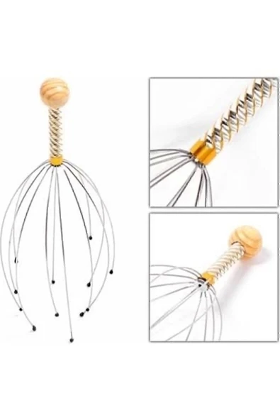 Rahatlatıcı Kafa Masaj Aleti – Saç Deriniz İçin Ferahlatıcı Dokunuş (5 Adet) - Resim 4