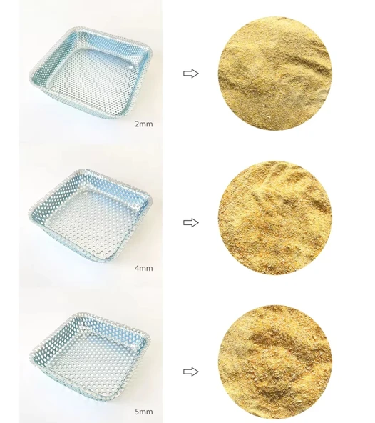 55’lik Profesyonel Yem Kırma Makinesi – 9 Elek Hediyeli Paslanmaz Tahıl Öğütücü Değirmen 1300 W - Resim 7