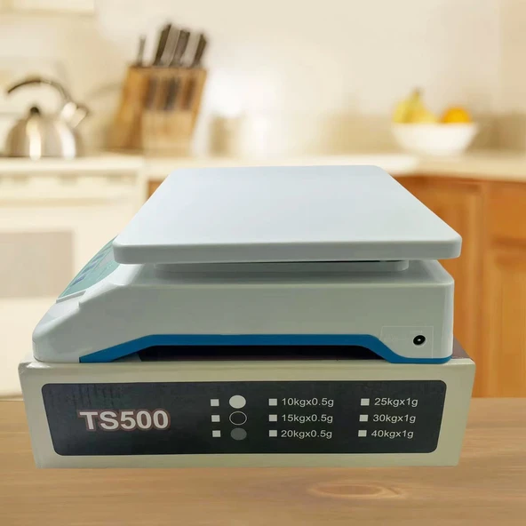 Ts-500 Dijital Terazi - Lcd Ekran, Dara Alma, Sayım Fonksiyonlu, Yüksek Hassasiyetli Tartım Cihazı - 5