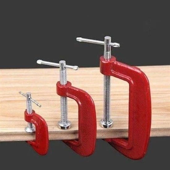 Doğrama Ve Metal Sıkma Sıkıştırma İçin 3lü Mini Mengene Aparat ürün görseli 1