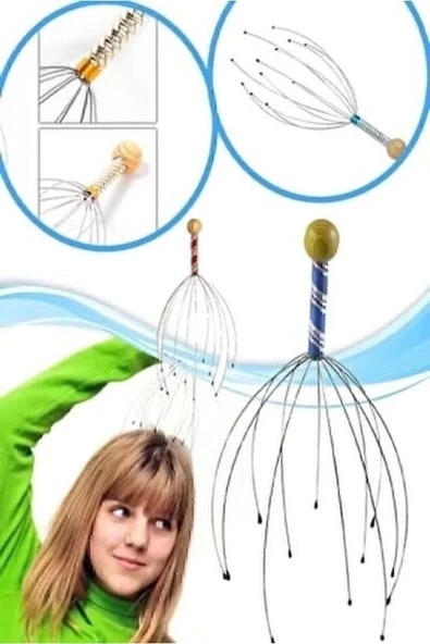 Rahatlatıcı Kafa Masaj Aleti – Saç Deriniz İçin Ferahlatıcı Dokunuş (5 Adet) ürün görseli 1