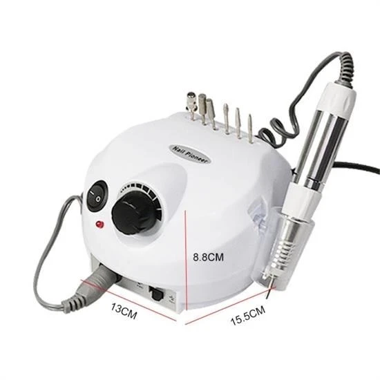 65 Watt Profesyonel Ev Tipi Pratik Manikür Pedikür Tırnak Bakım Seti - 3