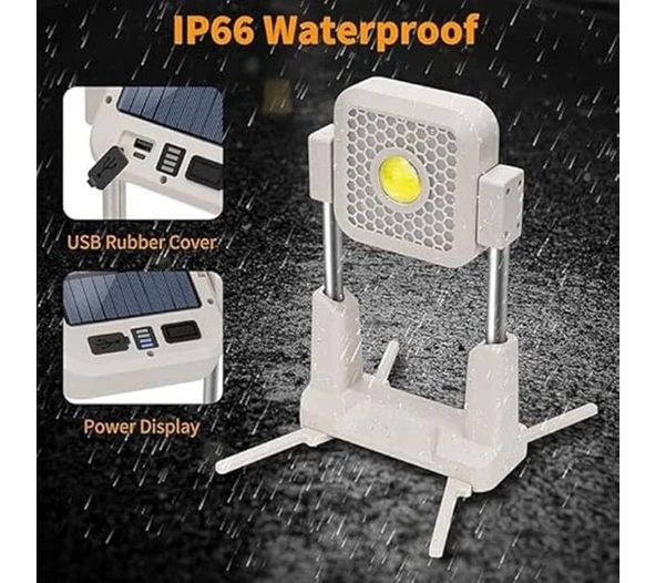 Katlanabilir Kamp Lambası Çok İşlevli Ultra Güçlü 4 Modlu Aydınlatma - Resim 5