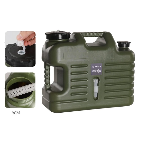 Madfox Galon Air PE Musluklu Su Bidonu 18 L - Resim 2