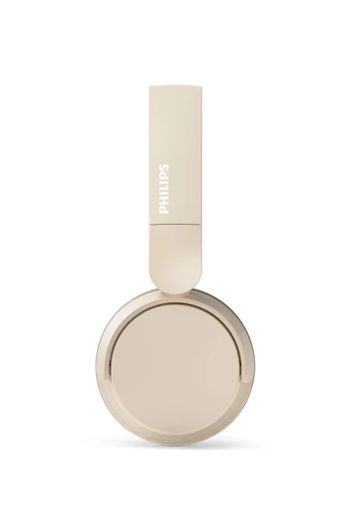 Philips Tah3209 Kablosuz Kulak Üstü Kulaklık Dinamik Bas, Bluetooth, 25 Saat Kullanım Bej - Resim 4