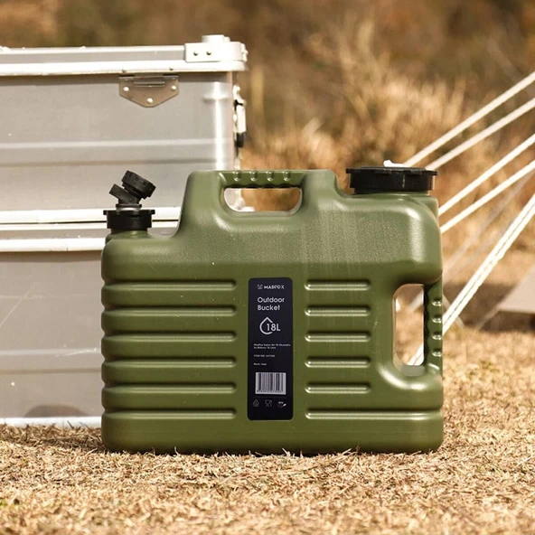 Madfox Galon Air PE Musluklu Su Bidonu 18 L - Resim 4