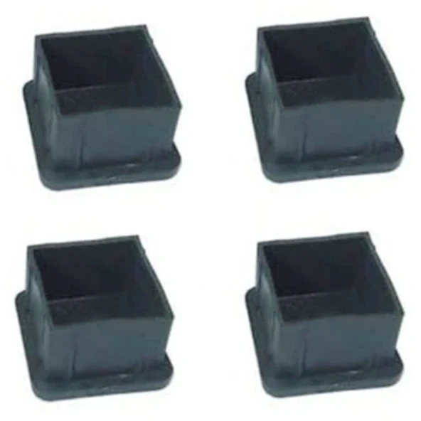 Kare Plastik Boru Tapası 4x4cm 4 Adet ürün görseli