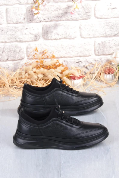 James Franco 2270 Micro Klima Sistem Hakiki Deri Kauçuk Taban Erkek Ayakkabı - Resim 2