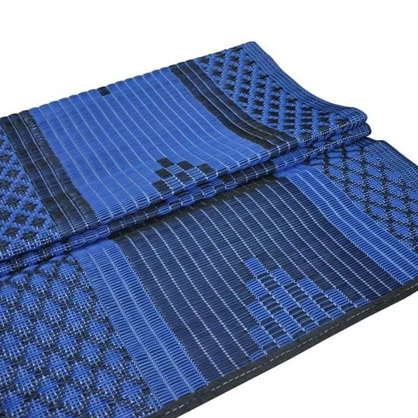 Plastik Plaj Hasırı 120 x 230 cm (Mavi) - 2
