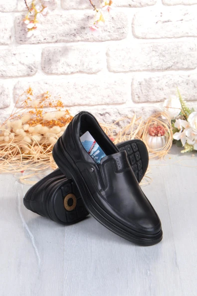 James Franco 2215 Micro Klima Sistem Hakiki Deri Kauçuk Taban Erkek Ayakkabı - Resim 7