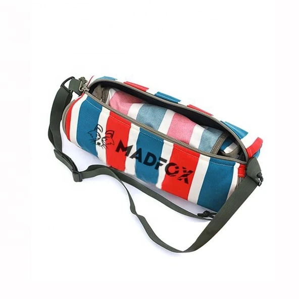 Madfox İnfinity Ultralight Katlanır Kamp Sandalyesi Retro Çizgili - Resim 4