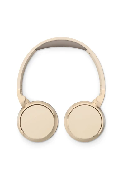 Philips Tah3209 Kablosuz Kulak Üstü Kulaklık Dinamik Bas, Bluetooth, 25 Saat Kullanım Bej - Resim 5