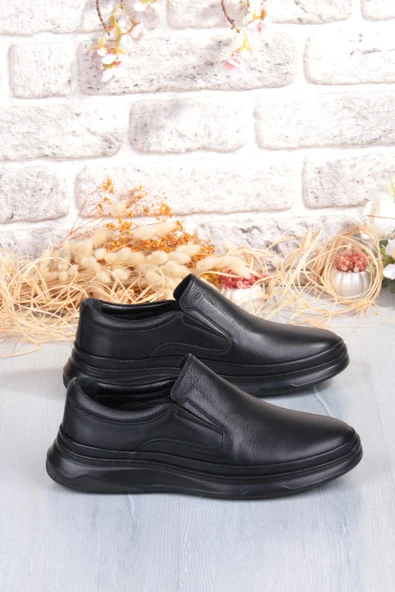 James Franco 1651 Micro Klima Sistem Hakiki Deri Kauçuk Taban Erkek Ayakkabı - Resim 2