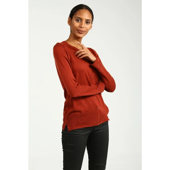 Collezione Kadın Merserize Triko Hırka Ucb 200491 - Resim 2