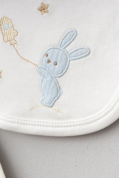 Bebitof %100 Pamuk Sarılan Ayıcık Desenli 10 Parça Kutulu Yenidoğan Hastane Çıkışı Zıbın Seti BBTF.MV.10099 - 4