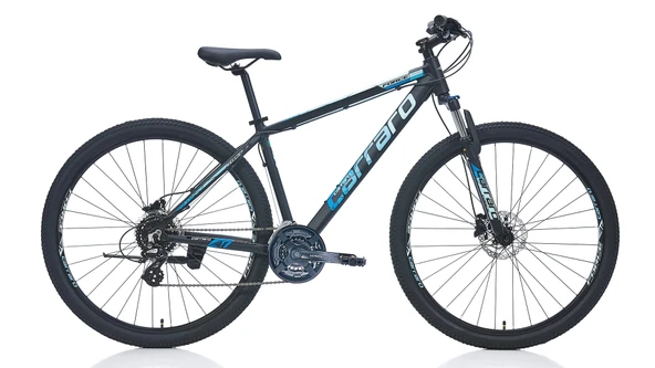 Carraro Force 950 HD Fren 24 Vites 29 Jant Dağ Bisikleti Mat Siyah Mavi Açık Mavi 48 Kadro ürün görseli