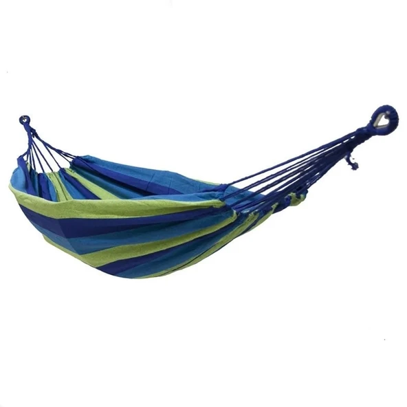 Madfox Tree Bed Lightweight Canvas Hamak Mavi - 6