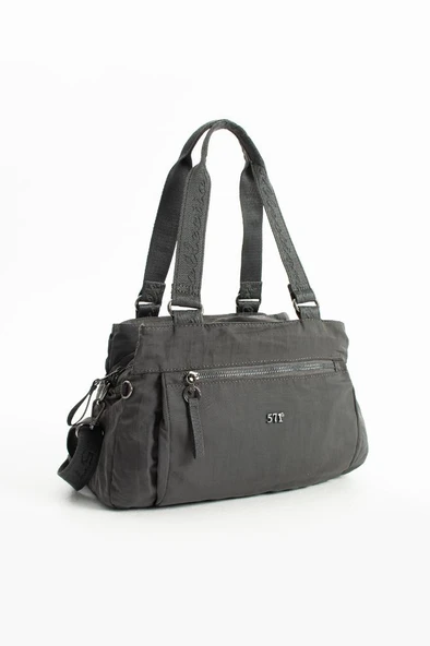 Kadın Omuz Çantası Çapraz Askılı Postacı Bayan Çantası 25*33 Cm İçi Astarlı Hafif Poliamid Kumaş - Resim 5