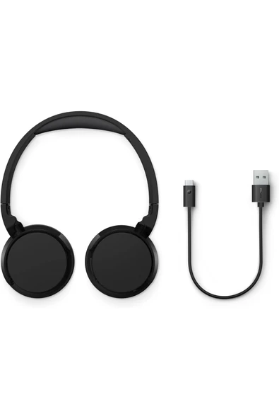 TAH3209 Kablosuz Kulak Üstü Kulaklık Dinamik Bas, Bluetooth, Çok Noktalı Bağlantı 25 Saat Kullanım Süresi Siyah - Resim 4