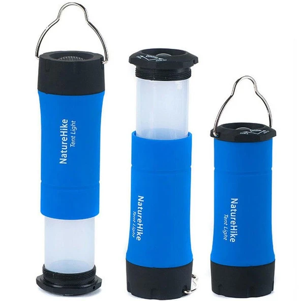 Naturehike 3in1 Multi Fonksiyonel Led Kamp Lambası - Mavi - Resim 2