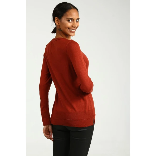 Collezione Kadın Merserize Triko Hırka Ucb 200491 - Resim 4