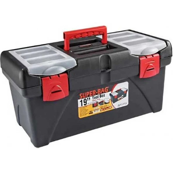 Super Bag 19'' Takım Çantası Malzeme ve Alet Kutusu 408x257x234h mm ürün görseli