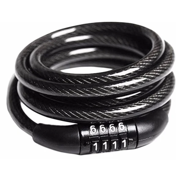 Leva Şifreli Bisiklet-Motor Kilidi 9 x 100cm ürün görseli