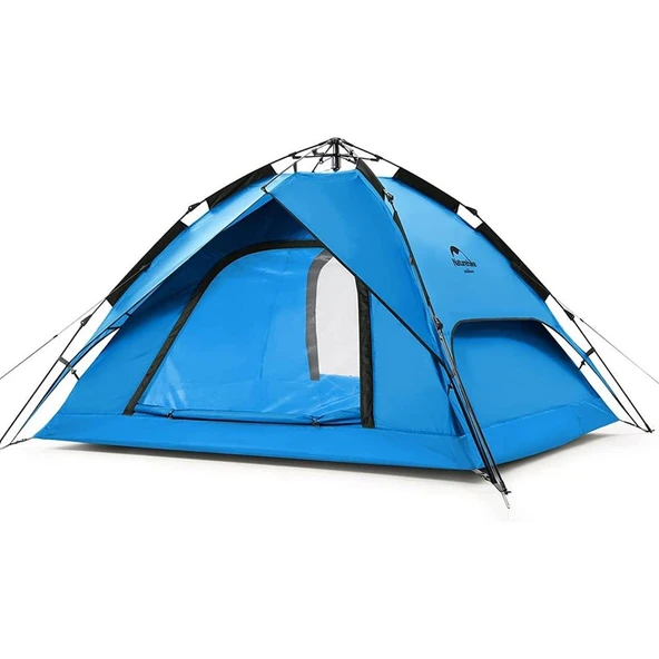 Naturehike 3 Kişilik Otomatik Kamp Çadırı (Mavi) - Resim 2