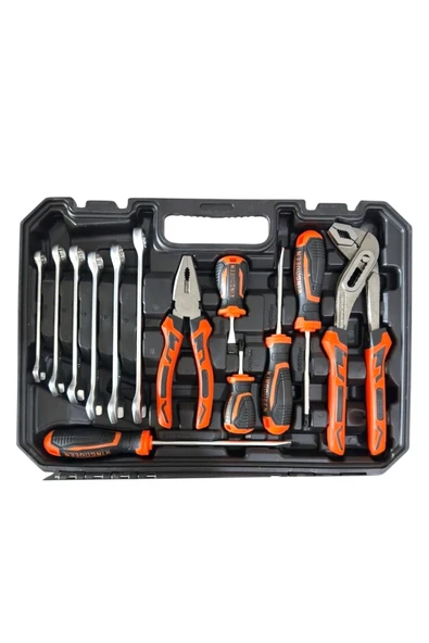 Model 58 Parça Lokma Anahtar Takımı 1-2 Ve 1-2 El Aletleri Seti 58 Parça - Resim 2