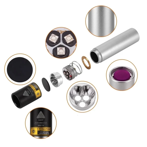 15 Watt 365nm Ultraviyole  Para Işığı  Wt-305 - 3