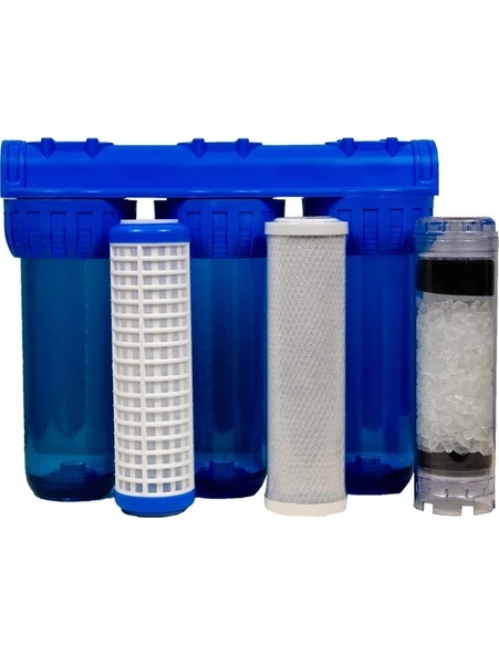 Kireç Kırıcı Daire Girişi 10" 3 Aşamalı 1" Filtreleme Set ürün görseli