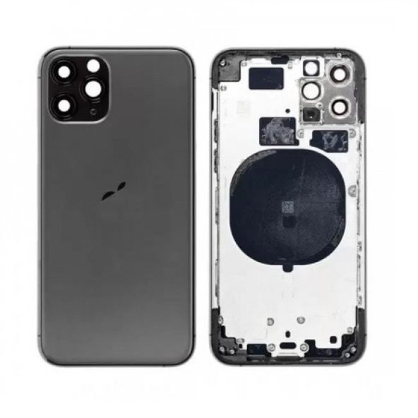 İPhone 11 Pro Max Çıkma Orjinal Boş Kasa Arka Kapak Revize Servis Orjinal - 3