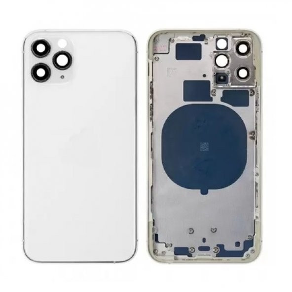 İPhone 11 Pro Max Çıkma Orjinal Boş Kasa Arka Kapak Revize Servis Orjinal - 4
