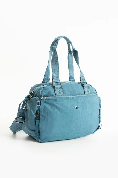 Kadın Omuz Çantası Çapraz Askılı Postacı Bayan Çantası 25*32 Cm İçi Astarlı Hafif Poliamid Kumaş - Resim 24