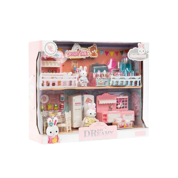 Bay Dreamy Mini Tavşan Çift Katlı Mutfak Seti - 6
