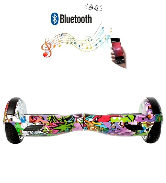 Elektrikli Kaykay Scooter Hoverboard Akıllı Denge 6.5 Inch + HoverKart + Çanta EXTREM PAKET D04 - Resim 2